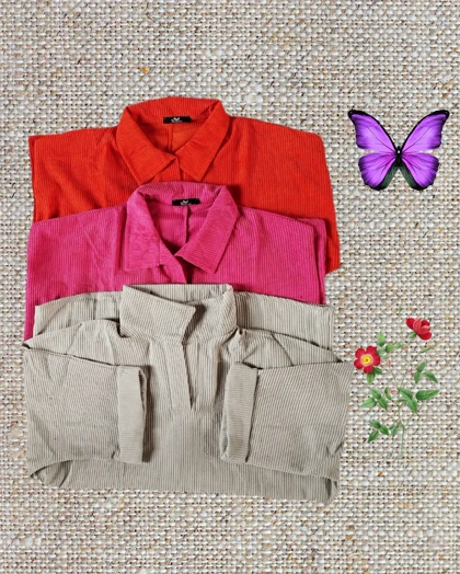 تونیک مخمل کبریتی زنانه کد 4030140