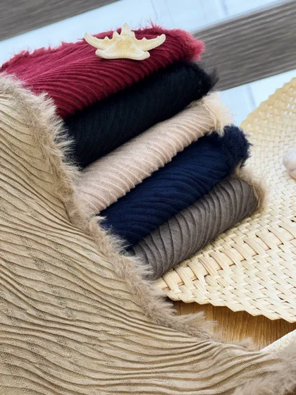 02488-شال لبه ریش آدینا