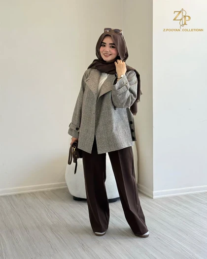 کت پاییزه زنانه کشمیر لوریس