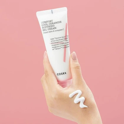 کرم ژل تسکین دهنده صورت کوزارکس، مدل Comfort Cool Ceramide مناسب پوست حساس حجم 85 میلی‌لیتر