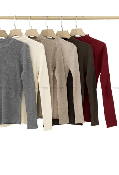 بلوز بافت یقه 5سانت وارداتی کد1004592