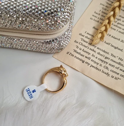 انگشتر پنتر طرح طلا