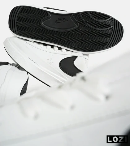 کفش نایک مردانه و زنانه سفید مشکی Nike Blazer Phantom Low