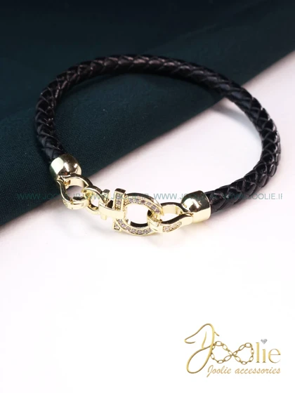 دستبند زنانه Ferragamo نگین‌دار کد B2112