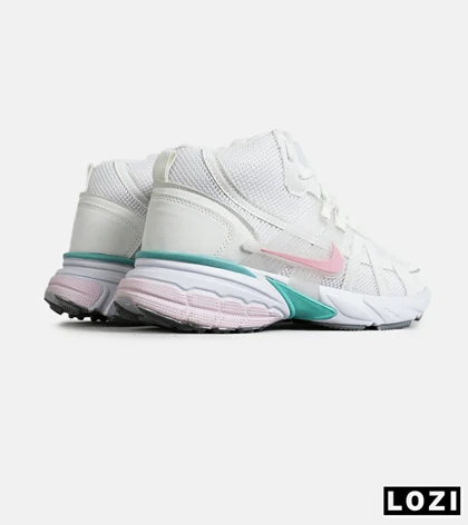 کفش کتانی ساق‌دار مردانه و زنانه سفید صورتی Nike cushlon مدل 7703