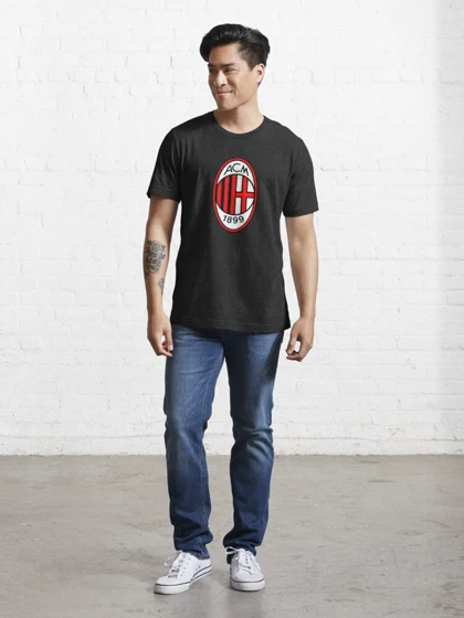 تیشرت لانگ ورزشی آ.ث میلان | تیشرت لانگ Ac milan طرح The Red Milan Logo کد 146583