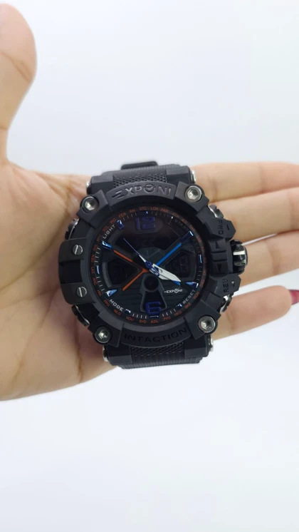 ساعت مچی مردانه اکسپونی Exponi 3319 دوزمانه طرح ساعت مچی جی‌شاک