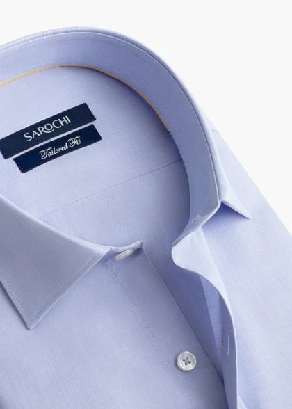 پیراهن کلاسیک فلورا ساده آبی روشن