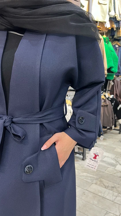 مانتو زنانه کجراه یقه آرشال