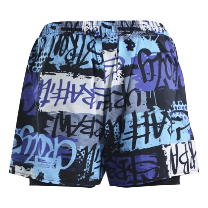 شلوارک کشاله دار ورزشی مردانه مدل 4K1098 آبی