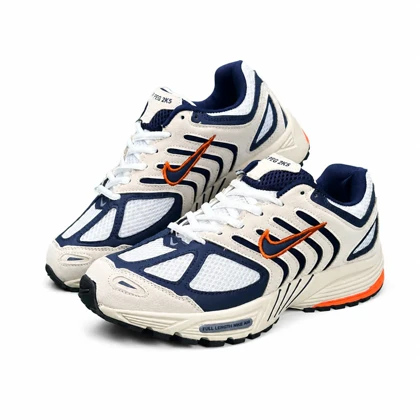 کفش کتانی مردانه مدل رانینگ نایکی 2K5 کرم نارنجی NIKE 2K5