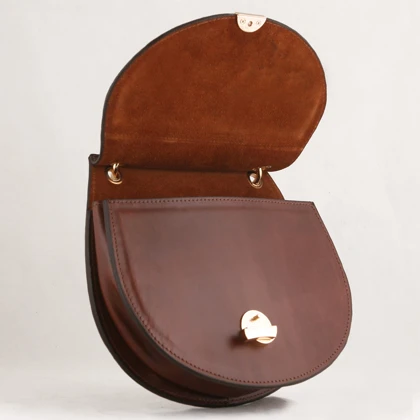 کیف دوشی و دستی زنانه چرم یلسان مدل دلاریس کد 005-GL