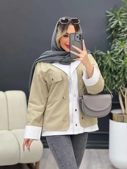 مانتو ترکیبی نورا