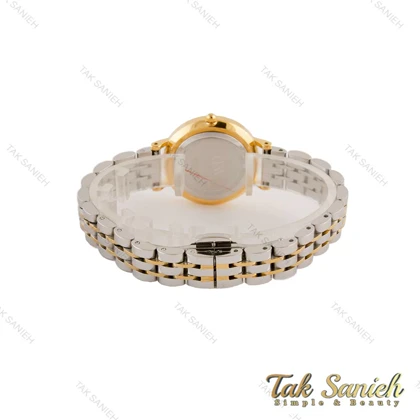 ساعت دنیل ولینگتون زنانه دورنگ طلایی صفحه سبز DW-4940-L