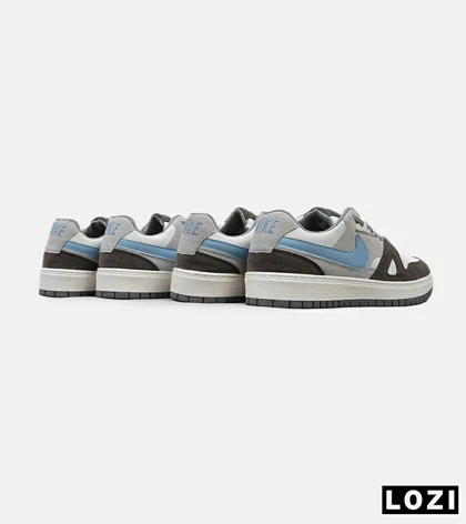 کفش کتانی مردانه طوسی سفید آبی نایک NIKE SB