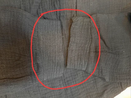 مانتو شومیزی آسا ( دارای ایراد جزئی )