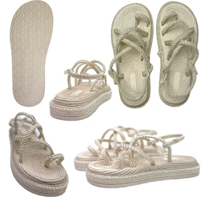 کفش صندل دخترانه مدل sandal - 0010_Creamy