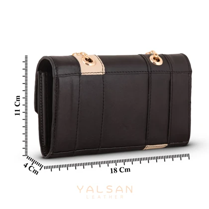 کیف دوشی زنانه چرم یلسان مدل تیکا کد 213-GN