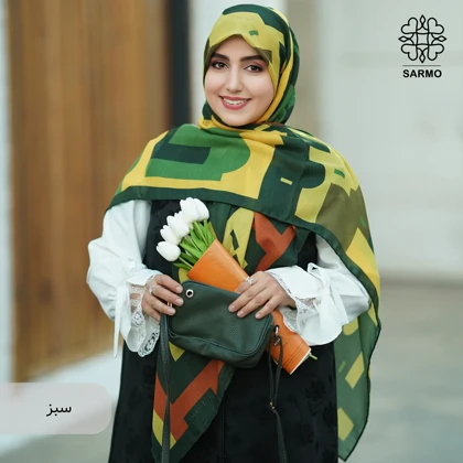 روسری نخ پنبه کوچه نگار