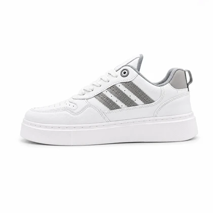 کفش و کتانی مردانه مدل آدیداس ADIDAS رنگ سفید طوسی کد 30082
