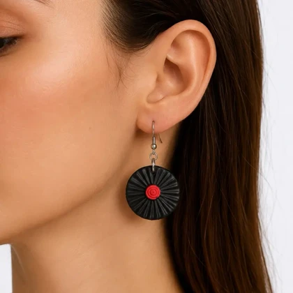 گوشواره دست ساز ضد حساسیت مدل رها | گوشواره دست ساز ضد حساسیت مدل رها کد 1038 کد 3779