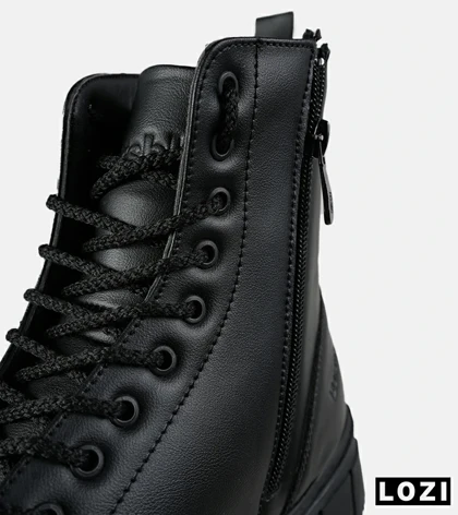 بوت مردانه مشکی BERSHKA مدل 5884