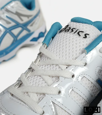 کفش کتانی مردانه سفید آبی ASICS KAYANO 20