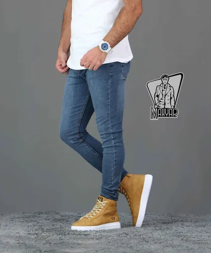 شلوار جین آبی تیره ZARA