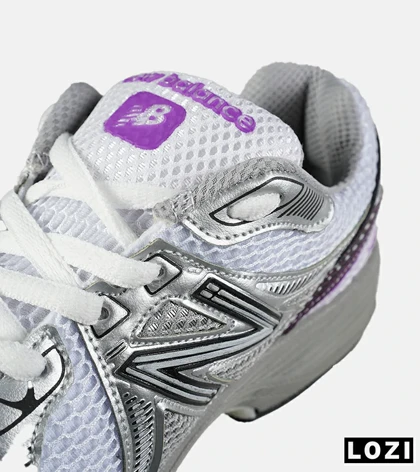 کفش کتانی مردانه و زنانه طوسی بنفش New Balance 860 V.02 مدل 7511