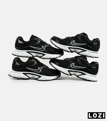 کفش کتانی مردانه و زنانه مشکی سفید نایک NIKE v5 RNR مدل 7329