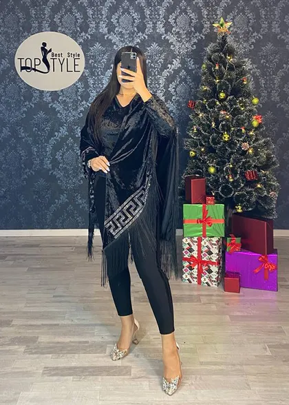 شنل مخمل کد : 7731