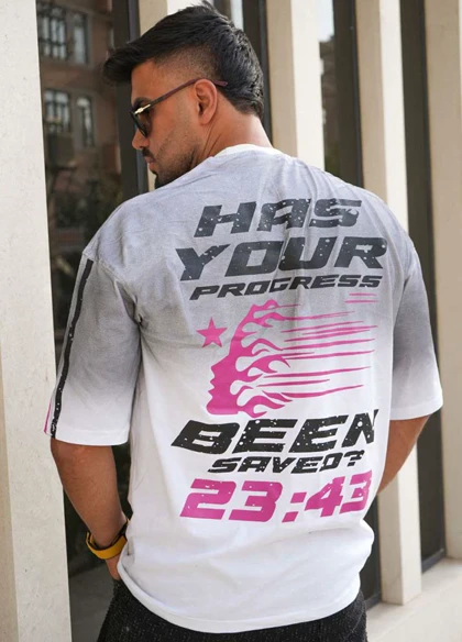 تیشرت مردانه سفید مدل HELLSTAR