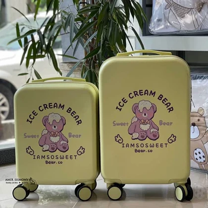 چمدان کودک طرح خرس بستنی ICE CREAM BEAR