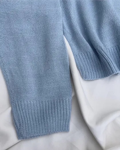 کراپ بافت ابی آسمانیh&m