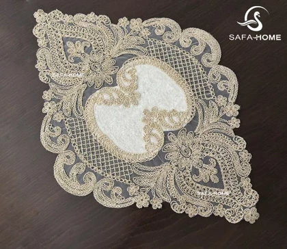 رومیزی جلومبلی 4 تکه طرح زیتون