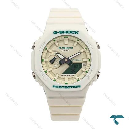 کاسیو جیشاک زنانه GMA-S2100 شیری ایندکس سبز G-shock-6411-L