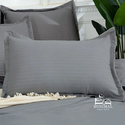 روبالشی بیسیک هتلی راه راه بسته دو عددی