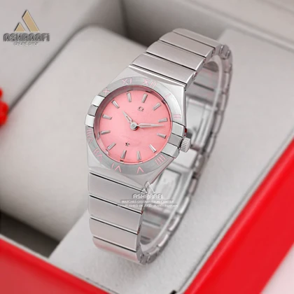 ساعت امگا صفحه صورتی Omega Constellation SP3