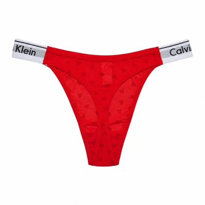 شورت لامبادا زنانه مرلین قلبی Calvin Klein قرمز