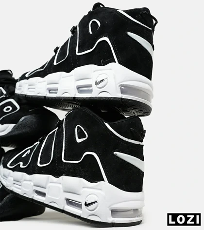 کفش کتانی مردانه و زنانه مشکی سفید NIKE Air More Uptempo '96