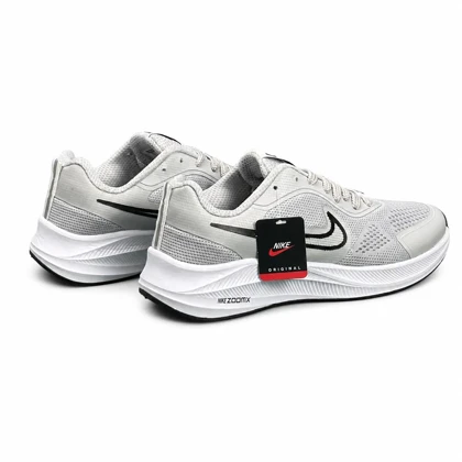 کفش کتانی ست زنانه و مردانه مدل نایک زوم طوسی NIKE ZOOM