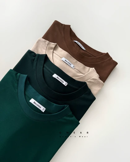 تیشرت باکسی bershka