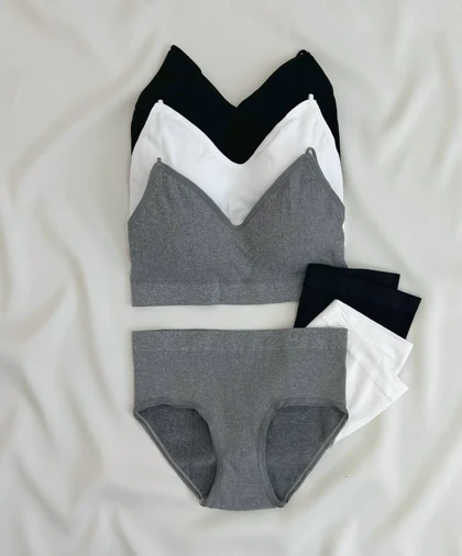 ست نیم‌تنه و شورت کبریتی کد 2750