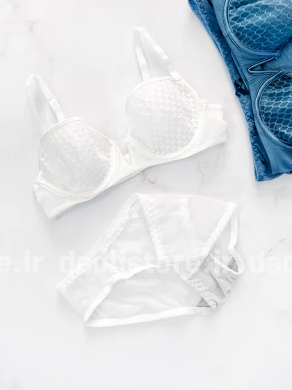 ست شورت و سوتین تور و دانتل فنر دار فانتزی