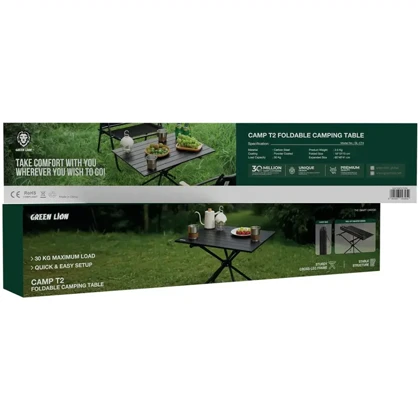 میز تاشو کمپینگ گرین لاین Green Lion مدل GL-CT4 تحمل 30 کیلوگرم