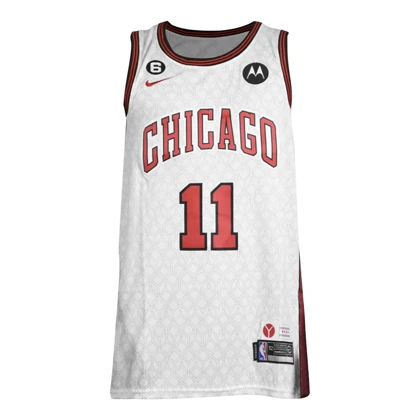 رکابی ورزشی مردانه شیکاگو بولز مدل Dri Fit-Derozan-1475 سفید