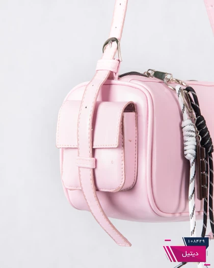 کیف زنونه بغل دو جیب چارم دار 981