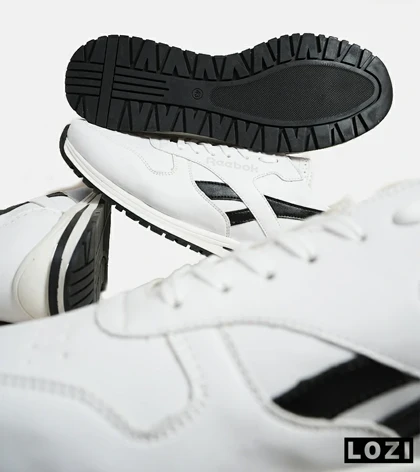 کفش مردانه سفید مشکی ریباک Reebok Classic Nylon