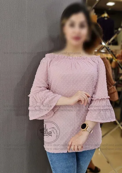 شومیز یقه قایقی