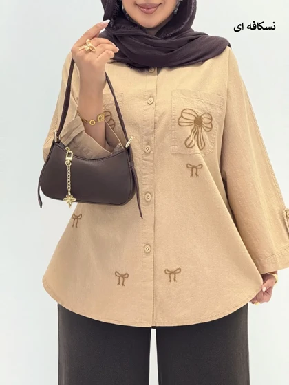 6631-مانتو گلدوزی آوا
